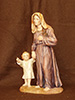 Shepherdess with child for nativity - painted 