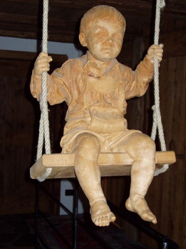 Martin on the swing