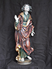 John the Apostle - 80cm painted - Gothic Antique - Helmut Perathoner