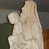 Saint Simeon with Jesus child - detail - Woodcarver Perathoner Helmut