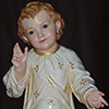 Child Jesus with glass eyes painted - Perathoner Helmut