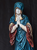Mother Maria - 80cm painted - Gothic Antique - detail - Helmut Perathoner